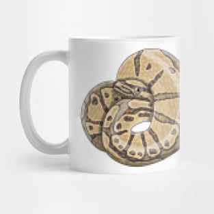 8bit hypomelanistic ball python Mug